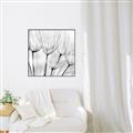 Picture of B&W Flowers end _GroupedProduct_Square_Photography _GroupedProduct_Square_Canvas_Framed_