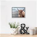 Picture of Furry highland cow _GroupedProduct_Rectangle_Landscape_Photography _GroupedProduct_Rectangle_Landscape_Canvas_Framed_