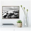 Picture of Misty Rocky Shore _GroupedProduct_Rectangle_Landscape_Photography _GroupedProduct_Rectangle_Landscape_Canvas_Framed_