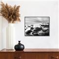 Picture of Misty Rocky Shore _GroupedProduct_Rectangle_Landscape_Photography _GroupedProduct_Rectangle_Landscape_Canvas_Framed_