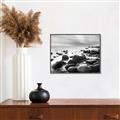 Picture of Misty Rocky Shore _GroupedProduct_Rectangle_Landscape_Photography _GroupedProduct_Rectangle_Landscape_Canvas_Framed_