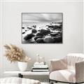 Picture of Misty Rocky Shore _GroupedProduct_Rectangle_Landscape_Photography _GroupedProduct_Rectangle_Landscape_Canvas_Framed_