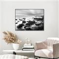Picture of Misty Rocky Shore _GroupedProduct_Rectangle_Landscape_Photography _GroupedProduct_Rectangle_Landscape_Canvas_Framed_