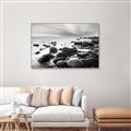 Picture of Misty Rocky Shore _GroupedProduct_Rectangle_Landscape_Photography _GroupedProduct_Rectangle_Landscape_Canvas_Framed_