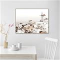Picture of Santorini Shoreline I _GroupedProduct_Rectangle_Landscape_Photography _GroupedProduct_Rectangle_Landscape_Canvas_Framed_