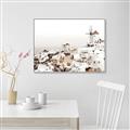 Picture of Santorini Shoreline I _GroupedProduct_Rectangle_Landscape_Photography _GroupedProduct_Rectangle_Landscape_Canvas_Framed_