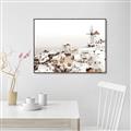 Picture of Santorini Shoreline I _GroupedProduct_Rectangle_Landscape_Photography _GroupedProduct_Rectangle_Landscape_Canvas_Framed_