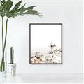 Picture of Santorini Shoreline II _GroupedProduct_Rectangle_Portrait_Photography _GroupedProduct_Rectangle_Portrait_Canvas_Framed_