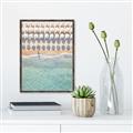 Picture of Amazing beach with Umbrellas   _GroupedProduct_Rectangle_Portrait_Photography _GroupedProduct_Rectangle_Portrait_Canvas_Framed_