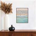 Picture of Amazing beach with Umbrellas   _GroupedProduct_Rectangle_Portrait_Photography _GroupedProduct_Rectangle_Portrait_Canvas_Framed_