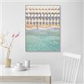 Picture of Amazing beach with Umbrellas   _GroupedProduct_Rectangle_Portrait_Photography _GroupedProduct_Rectangle_Portrait_Canvas_Framed_