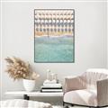 Picture of Amazing beach with Umbrellas   _GroupedProduct_Rectangle_Portrait_Photography _GroupedProduct_Rectangle_Portrait_Canvas_Framed_