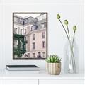 Picture of Pink Building in Paris _GroupedProduct_Rectangle_Portrait_Photography _GroupedProduct_Rectangle_Portrait_Canvas_Framed_