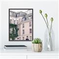 Picture of Pink Building in Paris _GroupedProduct_Rectangle_Portrait_Photography _GroupedProduct_Rectangle_Portrait_Canvas_Framed_