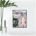 Picture of Pink Building in Paris _GroupedProduct_Rectangle_Portrait_Photography _GroupedProduct_Rectangle_Portrait_Canvas_Framed_