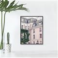 Picture of Pink Building in Paris _GroupedProduct_Rectangle_Portrait_Photography _GroupedProduct_Rectangle_Portrait_Canvas_Framed_