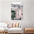 Picture of Pink Building in Paris _GroupedProduct_Rectangle_Portrait_Photography _GroupedProduct_Rectangle_Portrait_Canvas_Framed_