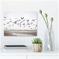 Picture of Seagulls flying on a rainy day _GroupedProduct_Rectangle_Landscape_Photography _GroupedProduct_Rectangle_Landscape_Unframed_Print_Only_