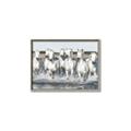 Picture of White Horses _GroupedProduct_Rectangle_Landscape_Photography _GroupedProduct_Rectangle_Landscape_Canvas_Framed_