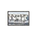 Picture of White Horses _GroupedProduct_Rectangle_Landscape_Photography _GroupedProduct_Rectangle_Landscape_Canvas_Framed_
