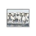 Picture of White Horses _GroupedProduct_Rectangle_Landscape_Photography _GroupedProduct_Rectangle_Landscape_Canvas_Framed_