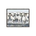 Picture of White Horses _GroupedProduct_Rectangle_Landscape_Photography _GroupedProduct_Rectangle_Landscape_Canvas_Framed_