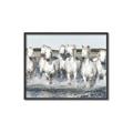 Picture of White Horses _GroupedProduct_Rectangle_Landscape_Photography _GroupedProduct_Rectangle_Landscape_Canvas_Framed_
