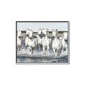 Picture of White Horses _GroupedProduct_Rectangle_Landscape_Photography _GroupedProduct_Rectangle_Landscape_Canvas_Framed_