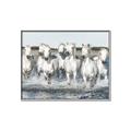 Picture of White Horses _GroupedProduct_Rectangle_Landscape_Photography _GroupedProduct_Rectangle_Landscape_Canvas_Framed_