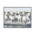 Picture of White Horses _GroupedProduct_Rectangle_Landscape_Photography _GroupedProduct_Rectangle_Landscape_Canvas_Framed_