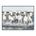 Picture of White Horses _GroupedProduct_Rectangle_Landscape_Photography _GroupedProduct_Rectangle_Landscape_Canvas_Framed_