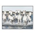 Picture of White Horses _GroupedProduct_Rectangle_Landscape_Photography _GroupedProduct_Rectangle_Landscape_Canvas_Framed_
