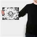 Picture of Black and White Flower _GroupedProduct_Rectangle_Landscape_Photography _GroupedProduct_Rectangle_Landscape_Canvas_