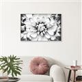 Picture of Black and White Flower _GroupedProduct_Rectangle_Landscape_Photography _GroupedProduct_Rectangle_Landscape_Canvas_Framed_