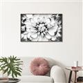 Picture of Black and White Flower _GroupedProduct_Rectangle_Landscape_Photography _GroupedProduct_Rectangle_Landscape_Canvas_Framed_