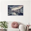 Picture of Street Canal _GroupedProduct_Rectangle_Landscape_Photography _GroupedProduct_Rectangle_Landscape_Canvas_Framed_