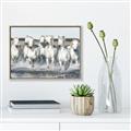 Picture of White Horses _GroupedProduct_Rectangle_Landscape_Photography _GroupedProduct_Rectangle_Landscape_Canvas_Framed_