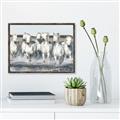 Picture of White Horses _GroupedProduct_Rectangle_Landscape_Photography _GroupedProduct_Rectangle_Landscape_Canvas_Framed_