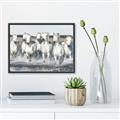 Picture of White Horses _GroupedProduct_Rectangle_Landscape_Photography _GroupedProduct_Rectangle_Landscape_Canvas_Framed_