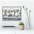Picture of White Horses _GroupedProduct_Rectangle_Landscape_Photography _GroupedProduct_Rectangle_Landscape_Canvas_Framed_