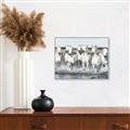 Picture of White Horses _GroupedProduct_Rectangle_Landscape_Photography _GroupedProduct_Rectangle_Landscape_Canvas_Framed_