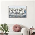 Picture of White Horses _GroupedProduct_Rectangle_Landscape_Photography _GroupedProduct_Rectangle_Landscape_Canvas_Framed_
