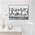 Picture of White Horses _GroupedProduct_Rectangle_Landscape_Photography _GroupedProduct_Rectangle_Landscape_Canvas_Framed_