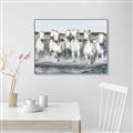 Picture of White Horses _GroupedProduct_Rectangle_Landscape_Photography _GroupedProduct_Rectangle_Landscape_Canvas_Framed_