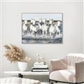 Picture of White Horses _GroupedProduct_Rectangle_Landscape_Photography _GroupedProduct_Rectangle_Landscape_Canvas_Framed_