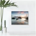 Picture of Shore at Dusk _GroupedProduct_Rectangle_Landscape_Photography _GroupedProduct_Rectangle_Landscape_Canvas_Framed_