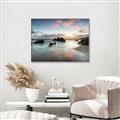 Picture of Shore at Dusk _GroupedProduct_Rectangle_Landscape_Photography _GroupedProduct_Rectangle_Landscape_Canvas_Framed_