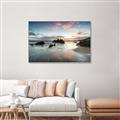 Picture of Shore at Dusk _GroupedProduct_Rectangle_Landscape_Photography _GroupedProduct_Rectangle_Landscape_Canvas_Framed_