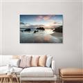 Picture of Shore at Dusk _GroupedProduct_Rectangle_Landscape_Photography _GroupedProduct_Rectangle_Landscape_Canvas_Framed_