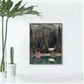 Picture of Cottage Bliss _GroupedProduct_Rectangle_Portrait_Photography _GroupedProduct_Rectangle_Portrait_Canvas_Framed_